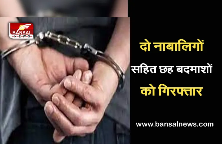 Noida Police: चोरी के मामले में पुलिस ने गिरफ्तार किए छह बदमाश, दो नाबालिग भी हैं शामिल