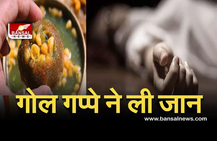 Crime News: बिना बताए 'पानी पूरी' घर लाया पति तो पत्नी ने दे दी जान...