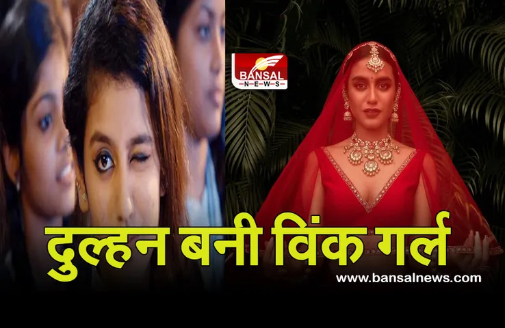Priya Prakash Varrier: दुल्हन के अवतार में नजर आईं विंक गर्ल प्रिया, बोल्ड तस्वीरें सोशल मीडिया पर हुईं वायरल