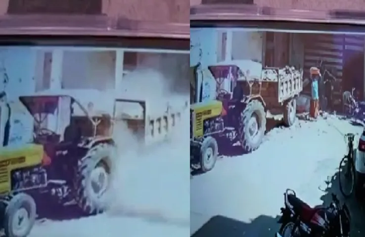 Jaora Death Live Video : पलक झपकते ही मजदूर भाई-बहन की मौत,CCTV फुटेज आया सामने,देखें वीडियो