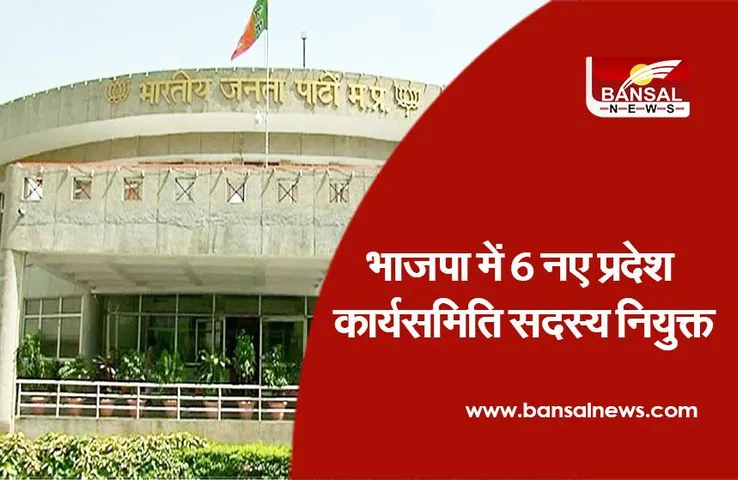 BJP: प्रदेश भाजपा अध्यक्ष वीडी शर्मा ने 6 नए प्रदेश कार्यसमिति सदस्य नियुक्त किए, लिस्ट देंखे