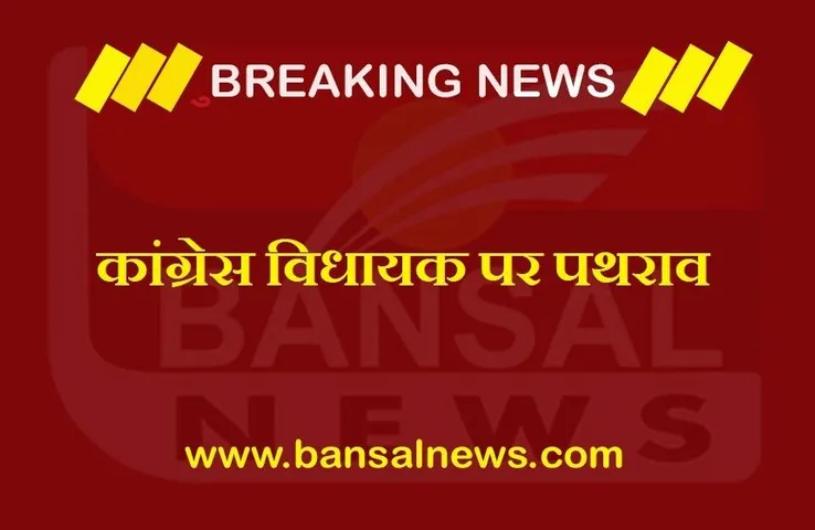 CG News: कांग्रेस विधायक पर अज्ञात बदमाशों ने पत्थरों से किया हमला, मामला दर्ज