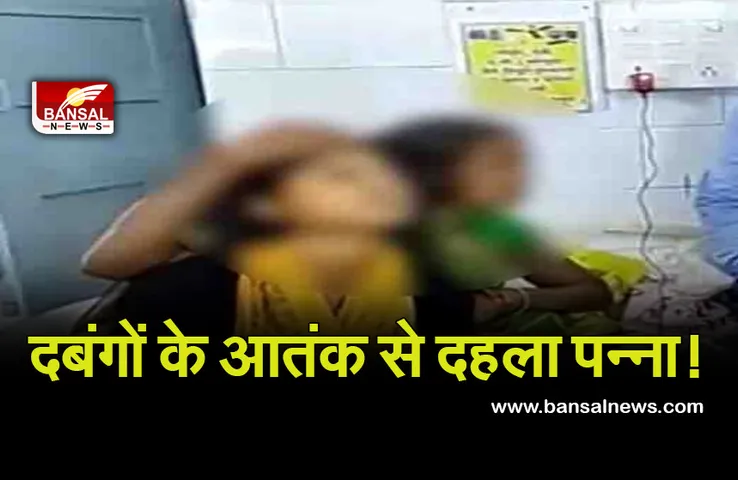 Crime News: पन्ना में दबंगों के आतंक से दहशत, युवती को जंगल ले जाकर उसकी आंखों में डाला एसिड, भाई भी लापता
