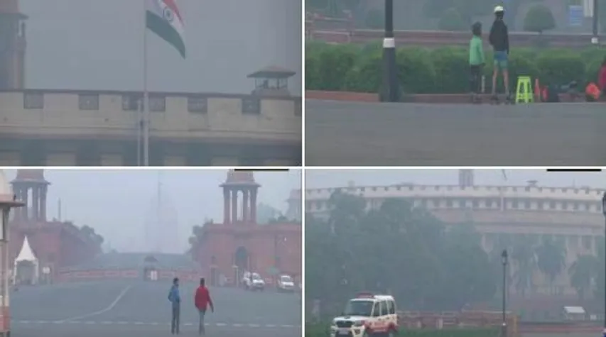 Pollution Effecct : बढ़ा प्रदूषण,  बढ़ सकते हैं कोरोना केस, एम्स निदेशक ने चेताया