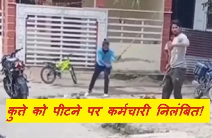 MP News: कुत्ते को बांधकर पीटने वाले मामले में नगर परिषद के दो कर्मचारियों को किया निलंबित, जानें क्या है पूरा मामला