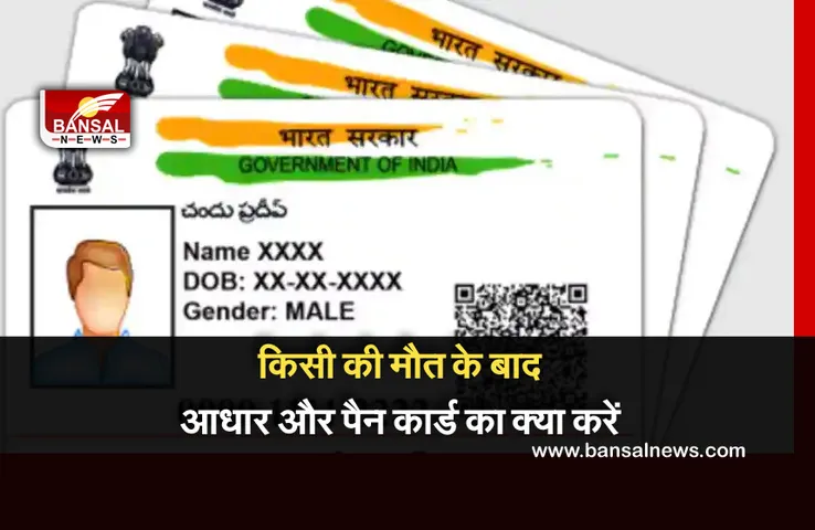 Aadhaar-PAN: कहीं मौत के बाद तो नहीं दुरुपयोग हो रहे आधार और पेनकार्ड, जानें इन कागजों का क्या है नियम