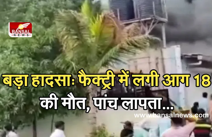 Fire Broke Out: सेनेटाइजर फैक्ट्री में लगी भीषण आग, 18 लोगों की मौत, पीएम मोदी ने जताया दुख