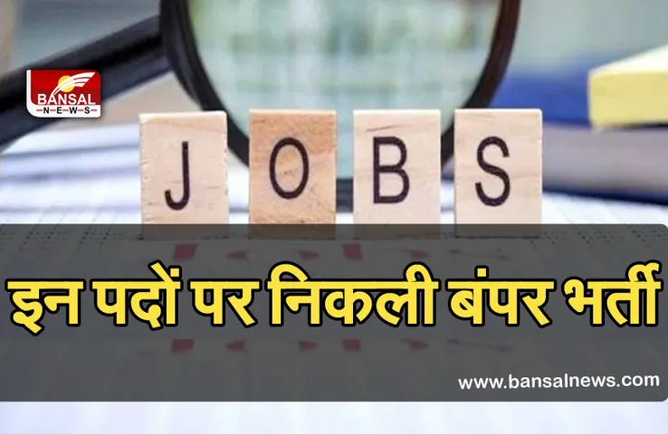 Government Jobs: सरकारी नौकरी तलाश रहे युवाओं के लिए खुशखबरी, इन पदों पर निकली बंपर भर्ती