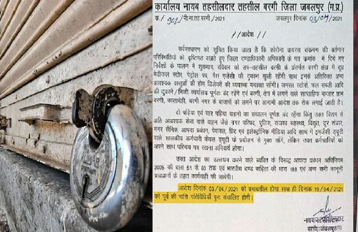 नायब तहसीलदार ने लगाया 100 साल का लॉकडाउन, आदेश जारी, जानें क्या है पूरा मामला