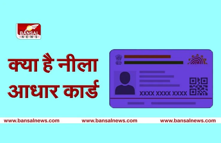 जानना जरूरी है: क्या है नीला आधार कार्ड, जानिए किसके लिए है जरूरी?