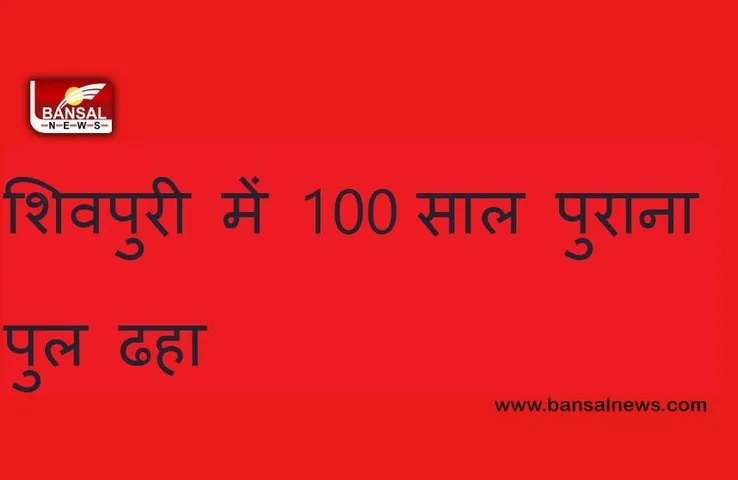Shivpuri News: शिवपुरी में 100 साल पुराना पुल ढहा, 3 लोग बहे, दो युवक तैरकर सुरक्षित बाहर आए, एक लापता