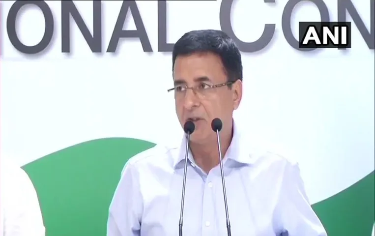 आयोध्या के राम मंदिर में हुई ज़मीन  लूट का जबाब दे और जांच कराएं PM : सुरजेवाला