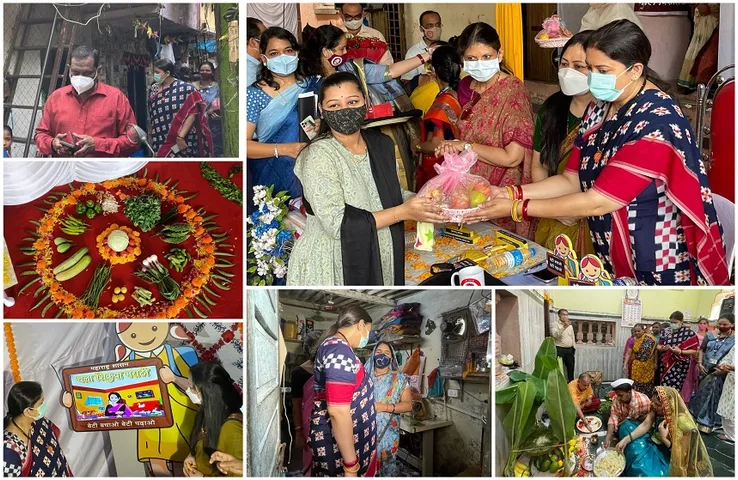 Poshan Maah 2021: केंद्रीय मंत्री ने धारावी में गर्भवती महिलाओं से की मुलाक़ात, बोलीं- गर्भवती को होनी चाहिए स्वास्थ्य परिवार की संयुक्त जिम्मेदारी