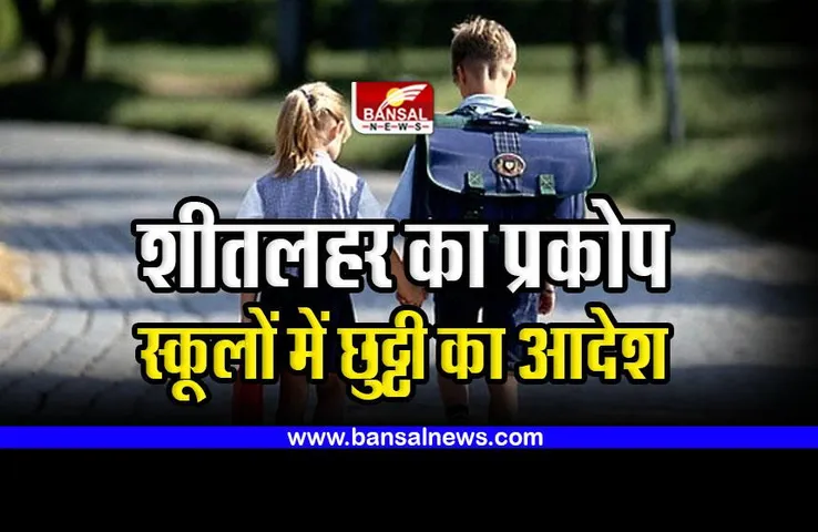 CG school closed : शीतलहर के चलते स्कूलों में छुट्टी का आदेश