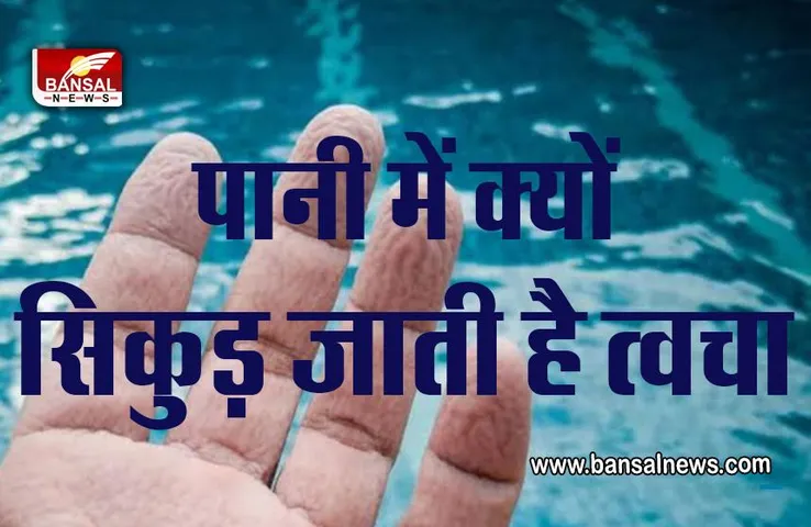 जानना जरूरी है : आखिर पानी में ज्यादा देर तक रहने से हाथ-पैर की त्वचा क्यों सिकुड़ जाती है?