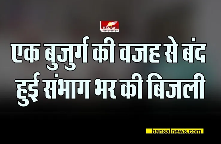 Viral Video : एक बुजुर्ग की वजह से बंद हुई संभाग भर की बिजली, मचा हड़कंप, देखें वीडियो