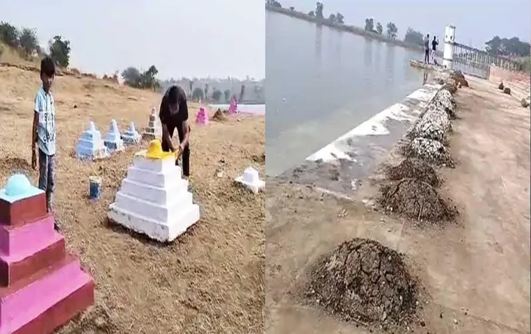 Chhath Festival 2023: पीथमपुर में छठ के पहले दिन महिलाओं ने रखा व्रत, तालाबों के किनारे लगीं लाइटें और पंडाल