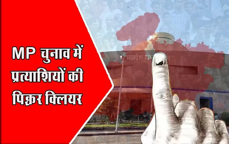 MP Election 2023 के लिए प्रत्याशियों की पिक्चर क्लियर, जानें कहां कितने उम्‍मीदवार