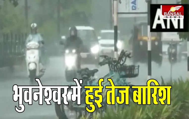 Odisha News: भुवनेश्वर में हुई तेज बारिश, मौसम विभाग ने जारी किया अलर्ट