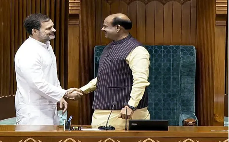 ओम बिरला से मिले राहुल गांधी: इमरजेंसी के जिक्र पर नेता प्रतिपक्ष ने नाखुशी जताई, कहा- यह पूरी तरह से राजनीतिक मुद्दा