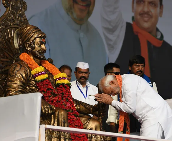 Shivaji jayanti 2022: प्रधानमंत्री ने छत्रपति शिवाजी की जयंती पर अर्पित की श्रद्धांजलि