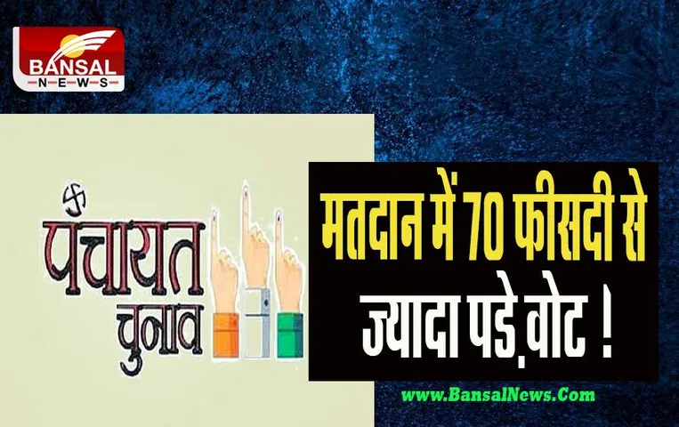 Haryana Panchayat Election 2022: मतदान में 70 फीसदी से ज्यादा पडे़ वोट ! 175 सदस्यों के लिए हुआ चुनाव