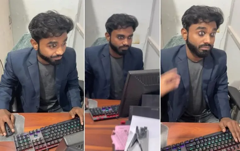 Viral Video: ऑफिस में एम्पलॉयी को आई नींद तो निकाला जबरदस्त जुगाड़, यूजर्स कर रहे हैं मजेदार कमेंट