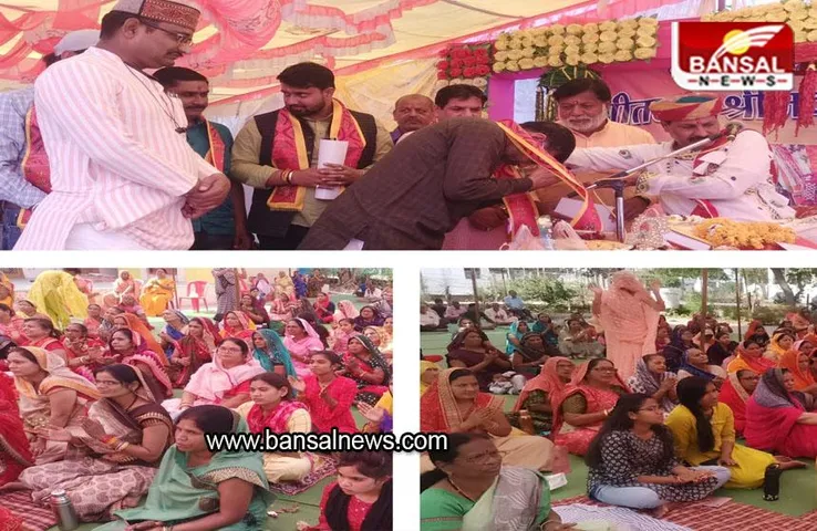 MP SHAJAPUR NEWS: जितना भी समय मिले हम भगवती के नाम का सिमरन करें: पं.केसरी, नौ दिवसीय श्रीमद देवी भागवत कथा में जुटे भक्त