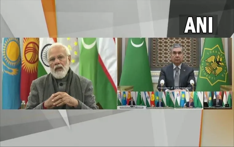 India- central asia summit- प्रधानमंत्री ने मध्य एशिया समिट को किया संबोधित, अफगानिस्तान पर बोले ये बात