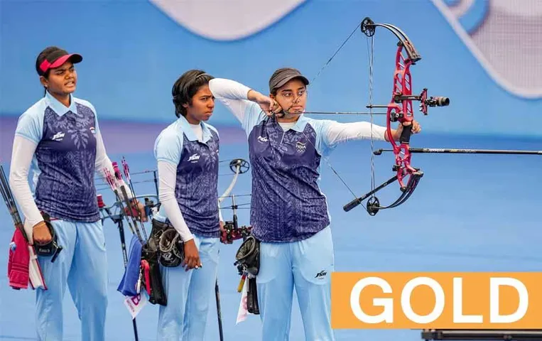 Asian Games 2023: दिन की शुरुआत गोल्ड के साथ, महिला कंपाउंड टीम ने भारत की झोली में डाला एक और गोल्ड