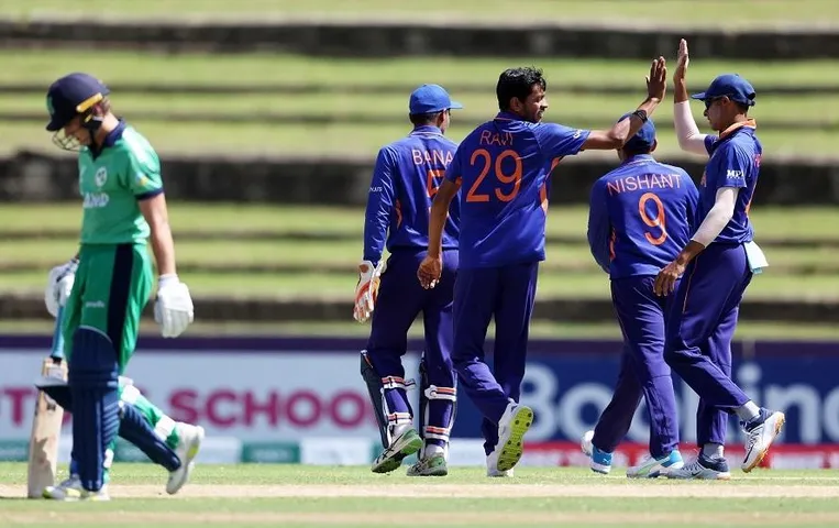 India Vs Ireland U19 match: भारत की शानदार जीत आयरलैंड को 174 से हरा कर सुपर लीग क्वार्टर फाइनल में पक्की की जगह