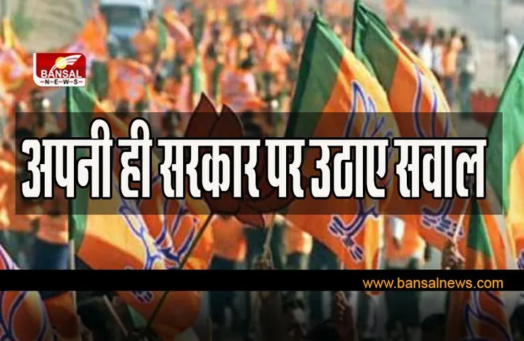 भाजपा सांसद ने अपनी ही सरकार पर उठाए सवाल, कही ये बात