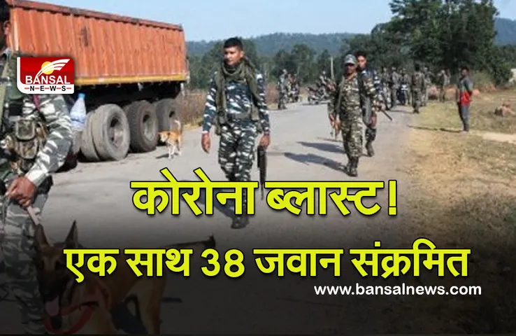 Corona Update:कोरोना का फिर हुआ ब्लास्ट! जिले में एक साथ 38 जवान संक्रमित