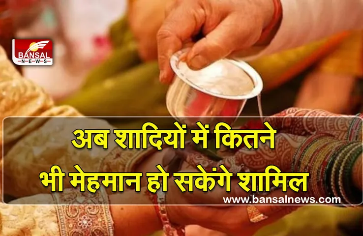 MP Corona Guideline : कोरोना कंट्रोल ! विवाह में मेहमानों के शामिल होने संबंधी पाबंदिया हटीं