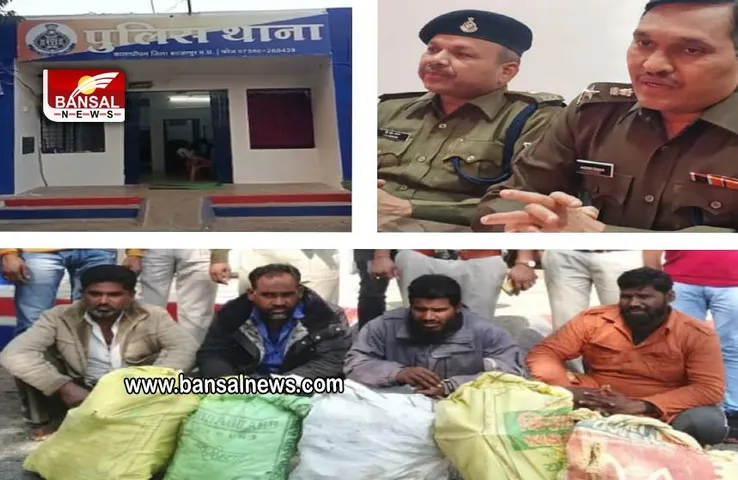 MP SHAJAPUR NEWS: पुलिस ने चंदन चोर गिरोह का किया खुलासा, 70 किलो 700 ग्राम चंदन के साथ 4 आरोपी गिरफ्तार