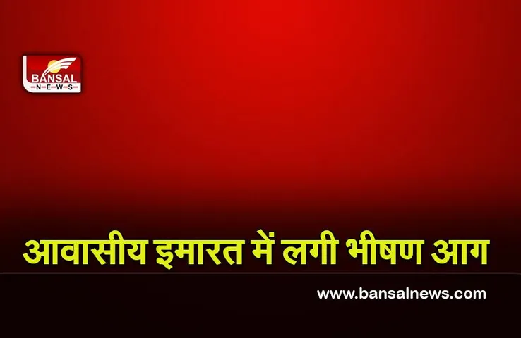 Delhi Fire : दिल्ली में चार मंजिला आवासीय इमारत में लगी भीषण आग