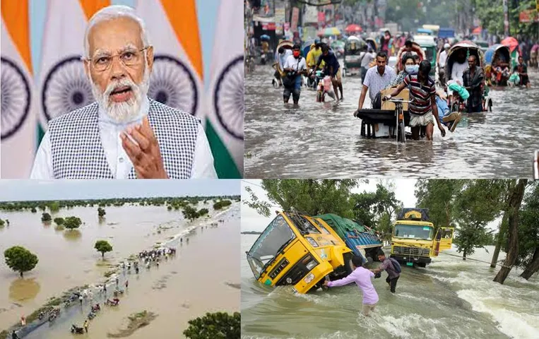 Heavy Rain: उत्तर भारत में बारिश का कहर जारी, प्रधानमंत्री ने स्थिति की समीक्षा की