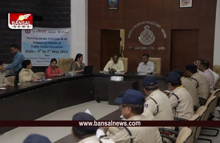 Indore News: वायु प्रदूषण से ट्रैफिक पुलिस के स्वास्थ्य की सुरक्षा के लिए चार दिन का ट्रेनिंग प्रोग्राम शुरू