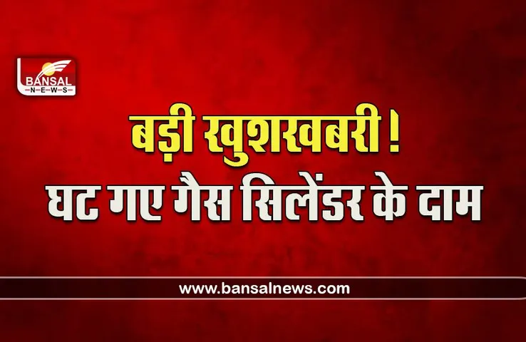 LPG PRICE CUT : बड़ी राहत! सस्ता हुआ गैस सिलेंडर, दाम घटने के बाद इतनी रह गई कीमत