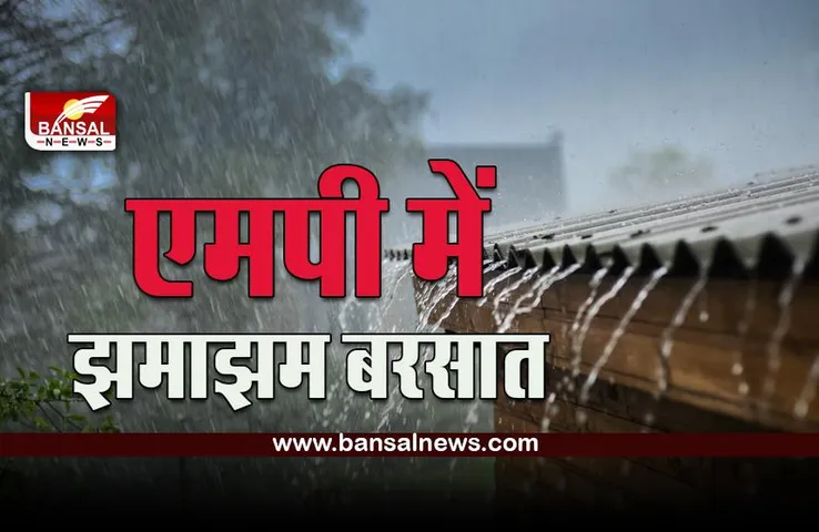 MP Weather Update : मध्य प्रदेश में आज भी होगी झमाझम बरसात, रीवा-शहडोल, नर्मदापुरम में अलर्ट