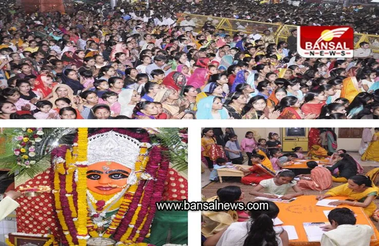 MP SHAJAPUR NEWS: प्रसिद्ध प्राचीन ऐतिहासिक मॉ राजराजेश्वरी मंदिर व गायत्री शक्तिपीठ पर दर्शन करने जुटे श्रद्वालु, गायत्री महायज्ञ में श्रद्वालुओं ने दी आहुतियां