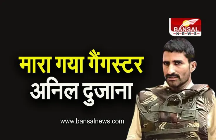UP News: मारा गया गैंगस्टर अनिल दुजाना, मुठभेड़ में UPSTF ने किया ढेर