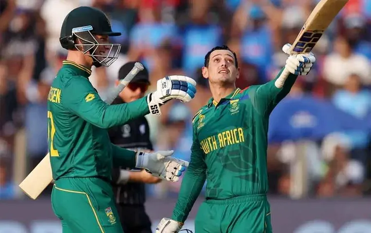 SA vs NZ: डिकॉक और डुसेन के शतक, दक्षिण अफ्रीका की न्यूजीलैंड पर बड़ी जीत, जानें पूरी खबर