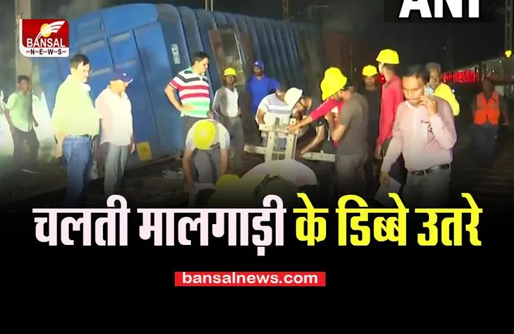Bhubaneswar Goods Train Incident: अचानक पटरी से मालगाड़ी के डिब्बे उतरे, कई ट्रेनों का परिचालन हुआ प्रभावित