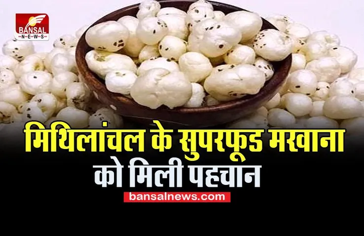 Mithila Makhana: खुशखबरी ! बिहार की गलियों से निकलकर विदेशों तक कमाएगा नाम, मिल गया ये खिताब, जानें इसकी पूरी जानकारी