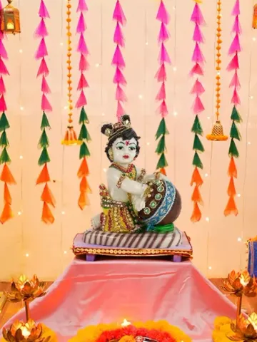 Krishna Janmashtmi decoration Ideas