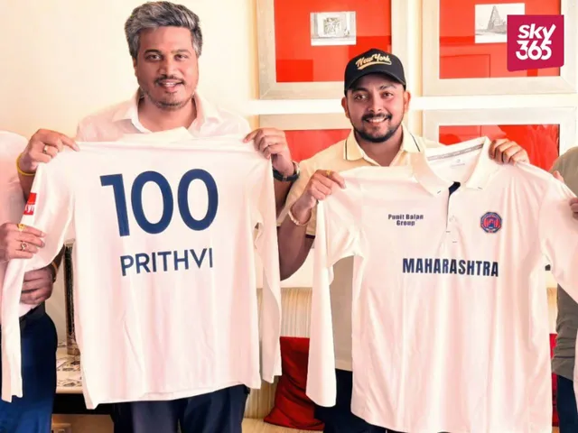 Prithvi Shaw MCA