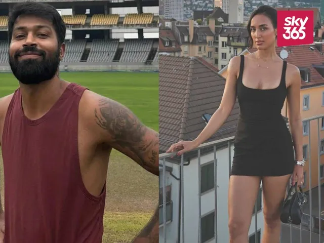 Maheika Sharma and Hardik Pandya