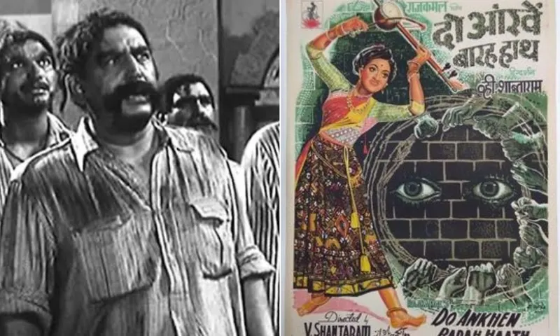 The world behind the scenes of 'Do Aankhen Barah Haath' (1957 release)