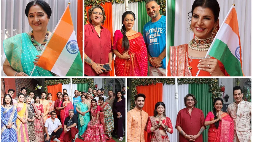 Rajan Shahi Leads Independence Day with Anupamaa and YRKKH Cast